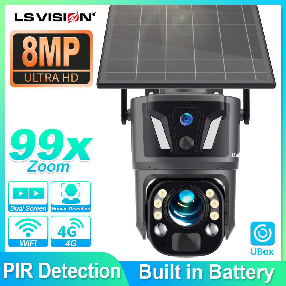 LS VISION 4K 8MP Outdoor Home  - огляд і ціна Garden Camera