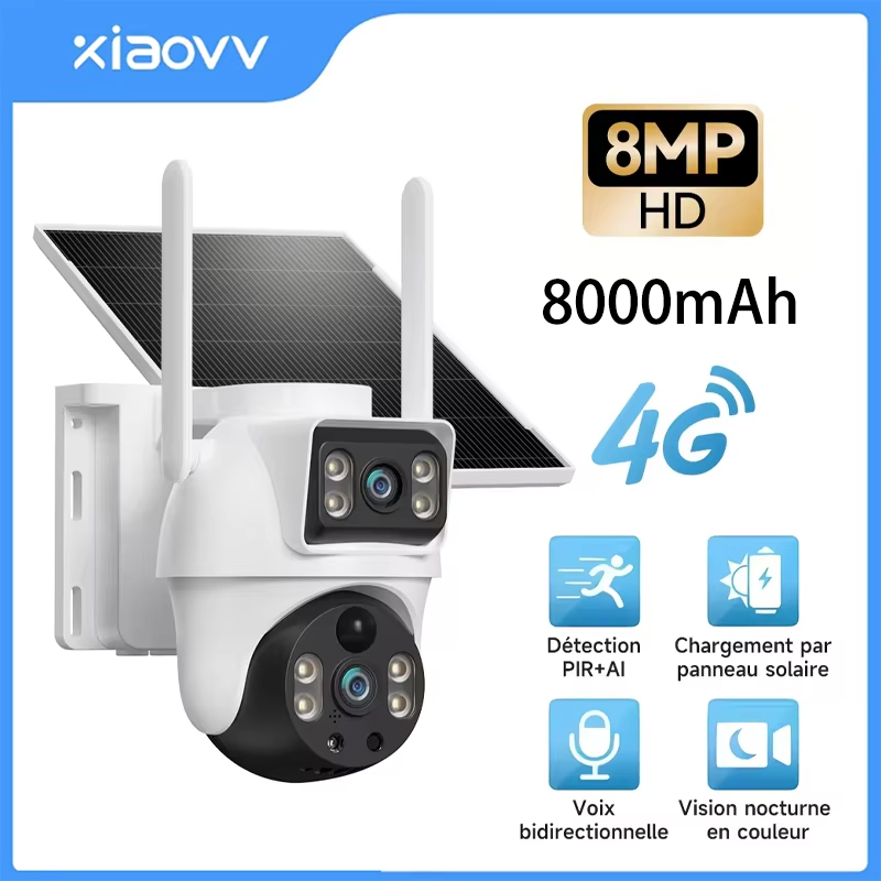 XIAOVV 8MP 4G LTE Solar Outdoo - огляд і ціна Garden Camera