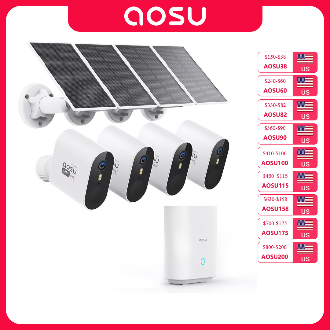 AOSU 5MP Solar Camera System O - огляд і ціна Garden Camera