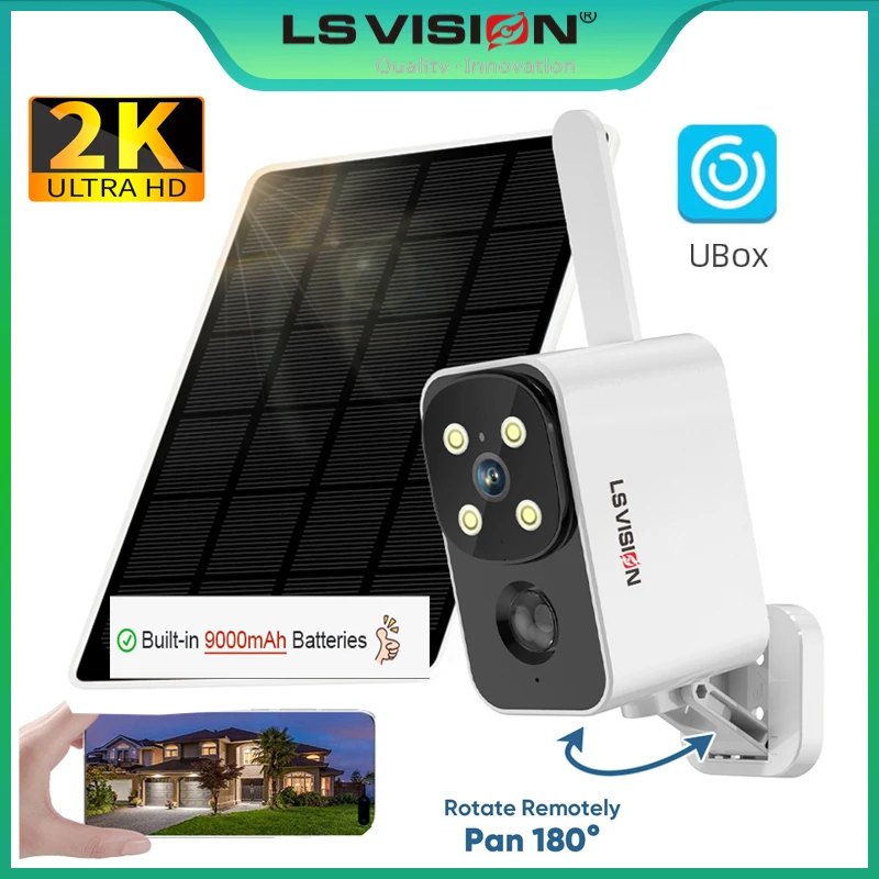 LS VISION Outdoor Solar Camera - огляд і ціна Garden Camera