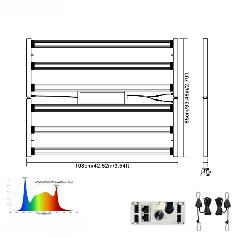 High Power Commercial LED Grow - огляд і ціна Plant Grow Light Full Spectrum