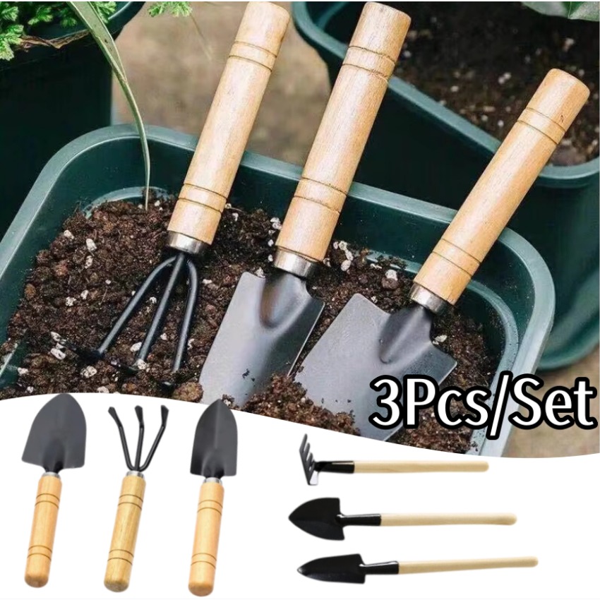 3Pcs/Set Mini Gardening Tools  - огляд і ціна Indoor Garden Kit