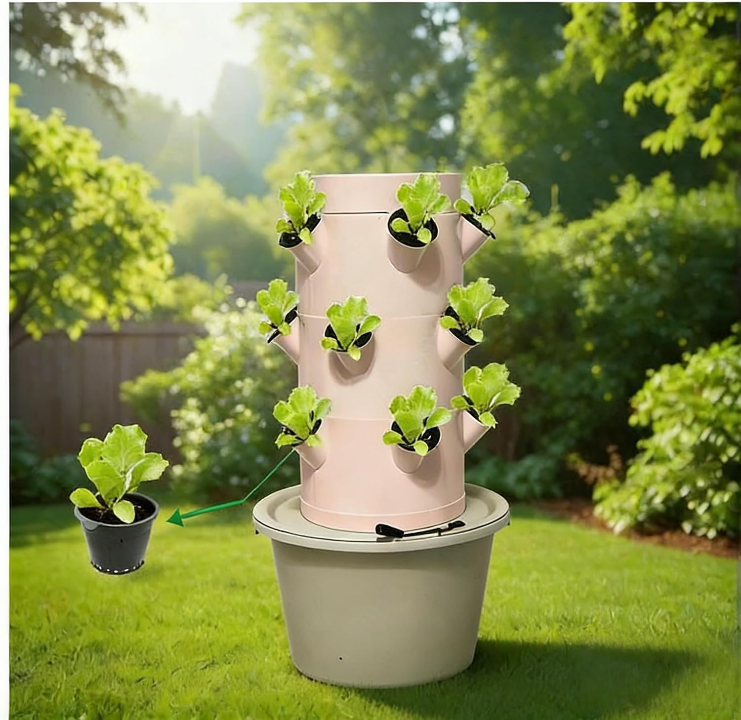 Vertical Hydroponic Growing Sy - огляд і ціна Hydroponic Tower